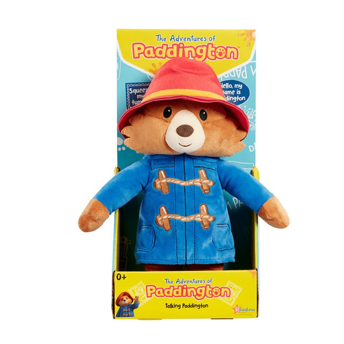 Paddington talking soft plush - paddington,