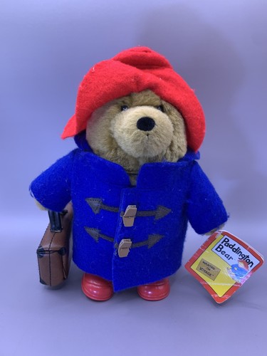 Paddington bear soft toy with - bear,