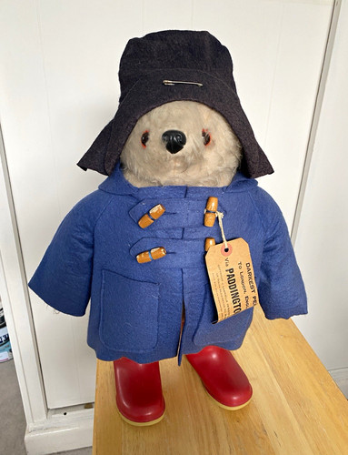 Vintage paddington bear 46cm - vintage,