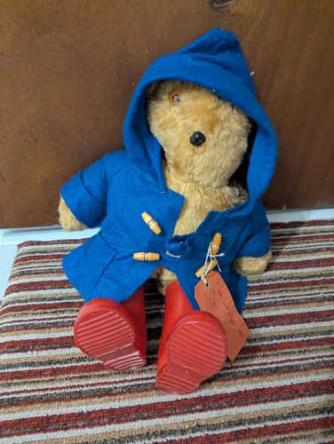Vintage paddington bear with - bear,